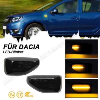 Per DACIA SANDERO II LOGAN MCV II 12-23 RENAULT SANDERO 13-2 LED Frecce Laterali - Immagine 1 di 4
