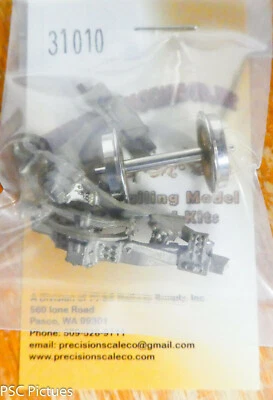 US Messing-Dampflok PSC 31010  Hodges-Schleppgestell (Nachlaufachse) 45" Räder - Bild 1 von 4