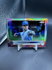 2022 Topps Chrome #154 Whit Merrifield Silver Refractor - Picture 1 of 2