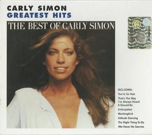 M425. CARLY SIMON Greatest Hits - The Best Of Carly Simon (Volume One) ELEKTRA - Foto 1 di 5
