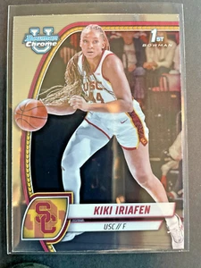2025 Bowman U Chrome 1st Bowman Kiki Iriafen #47 USC WNBA - Picture 1 of 2