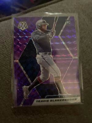 2021 Panini Mosaic Rookie Purple Mosaic /49 Travis Blankenhorn #272 Rookie RC - Image 1 of 2