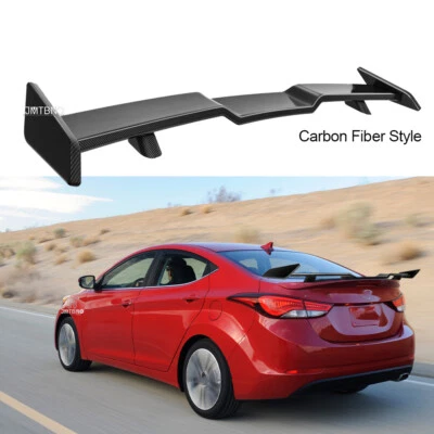 57" Carbon TRD Style Rear Trunk Spoiler Sport Wing For Hyundai Elantra 2005-2019 - Image 1 of 4