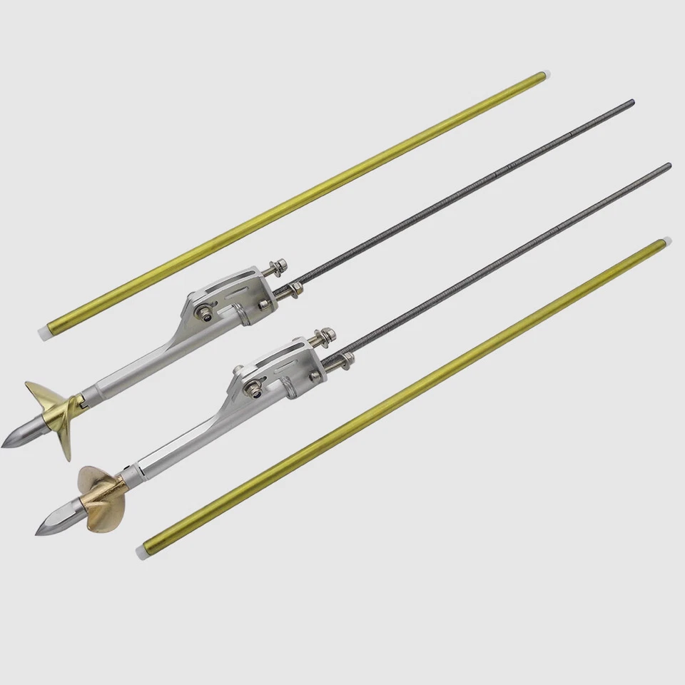 4mm Flex Drive Shaft Cables Flexible Cable Struts 36mm Propellers f RC Catamaran - Image 1 of 4