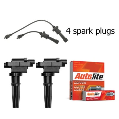 Bobina de encendido, juego de cables y bujía Autolite Platinum para Kia Optima UF285 Foto 1 de 4