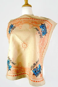Vintage Handkerchief Scarf Ride The Wind USAIR Fiesta Bowl Balloon Classic NOS - Picture 1 of 5