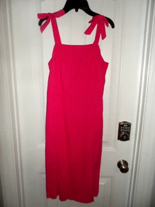 Adorable GB Girls size 16 pink bow shoulder midi dress NWT - Picture 1 of 5