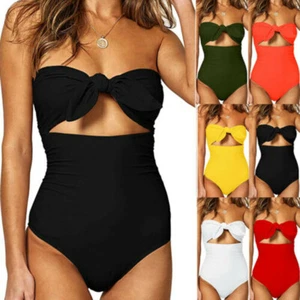 Fashion Women Push Up Tankini Sets Plus Size Beachwear Swimsuit Bikini G - Picture 1 of 30