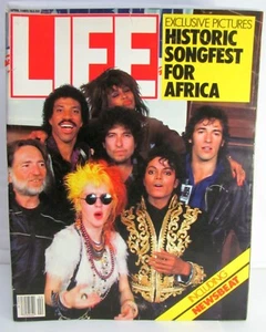 Vintage Life Magazine April 1985 We Are The World Historic Songfest For Africa - Picture 1 of 7