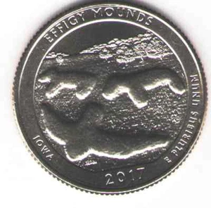 US. 2017-D. Effigy Mounds National Monument, IA (25. Oktober 1949) UNC - Bild 1 von 2