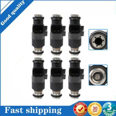 Juego de 6 inyectores de combustible 12592648 para Chevrolet 2006-2010 Impala 2006-2009 Malibu Foto 1 de 4