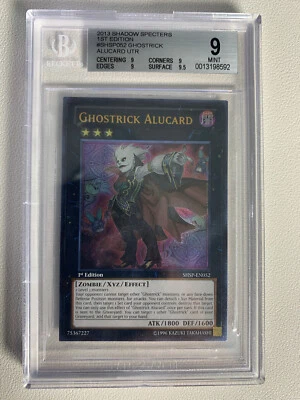 Yugioh 2013 Ghostrick Alucard 1st SHSP-EN052 Ultimate BGS 9 Mint | PSA - Image 1 of 2
