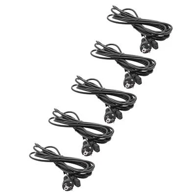 5 Stromkabel C13 Buchse für Kaltgeräte Stecker PC Monitor Drucker 5m - Bild 1 von 2