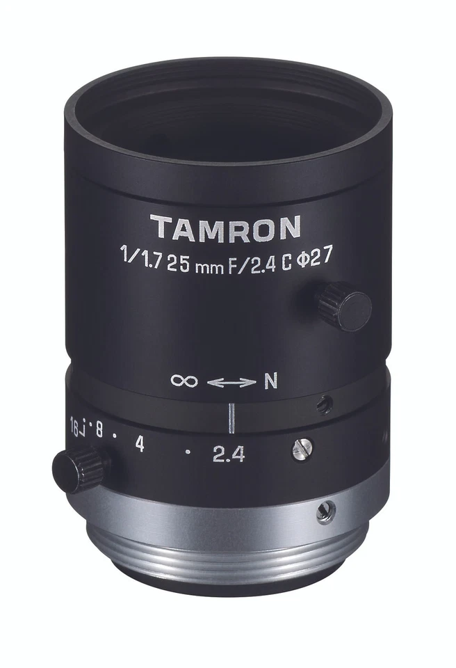 M117FM25 (6MP, 1/1.7″, 25mm, F/2.4) C-Mount *TAMRON* BRAND NEW & IN-STOCK* - Image 1 of 1