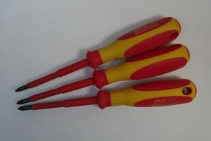 3 x Witte Protop VDE Insulated Pozidriv PZ1 Screwdriver - Picture 1 of 2