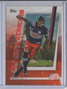 2021 Topps MLS Big City Strikers Orange #BCS6 Gustavo Bou 22/25 - Flat S/H - Picture 1 of 2