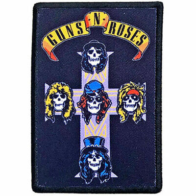 Guns 'n Roses  -  Cross Logo  - Woven Sew/iron On Patch - Official Item • 4.83£