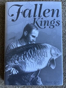 Signed FALLEN KINGS Dave Levy 2015 First Edition Carp Fishing Book Bait - Picture 1 of 4