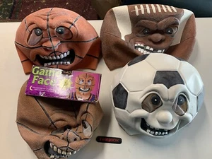 (4) Ostern Unlimited Spiel Gesicht Latex Masken Fußball Basketball Football Halloween - Bild 1 von 7
