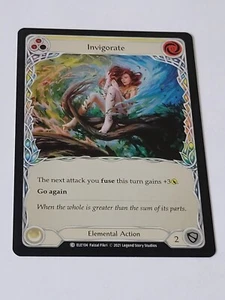 Invigorate Foil (Yellow) Tales of Aria 1st Edition Fab Tcg NM - Bild 1 von 3