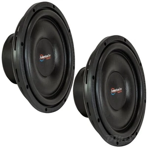 (2) American Bass SL-124 | 12 Inch 600W SVC 4 Ohm Shallow Truck Subwoofers Pair - Picture 1 of 3