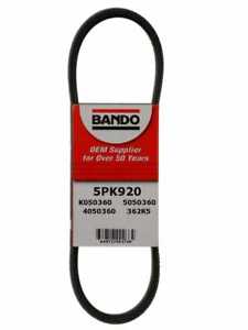 Serpentine Belt-Manual Steering Bando 5PK920