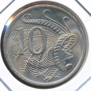 Australia 1974 Ten Cents 10c Elizabeth II - Choice Uncirculated - Imagen 1 de 3