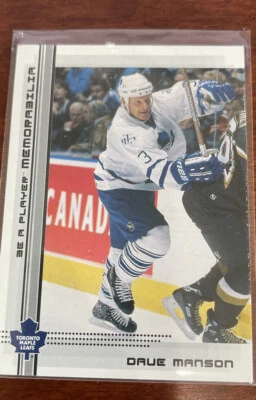 2000-01 Be A Player #436 Dave Manson - Image 1 of 2