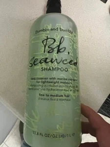Bumble and Bumble BB Seaweed SHAMPOO for Fine to Medium hair 33.8 Oz New Free Sh - Picture 1 of 3