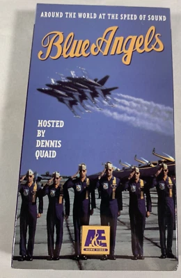 Blue Angels (VHS, 1994) SEALED Dennis Quaid A&E Channel Foto 1 de 4