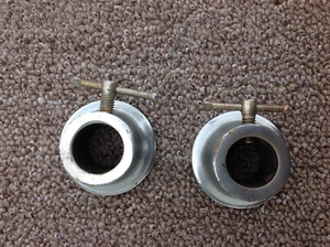 Collars For WeightBar 1" Vintage Chrome - Picture 1 of 6