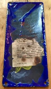 Original um 1925 & über 60 seltene, antike Türschilder aus Sammlungsauflösung! - Bild 1 von 11