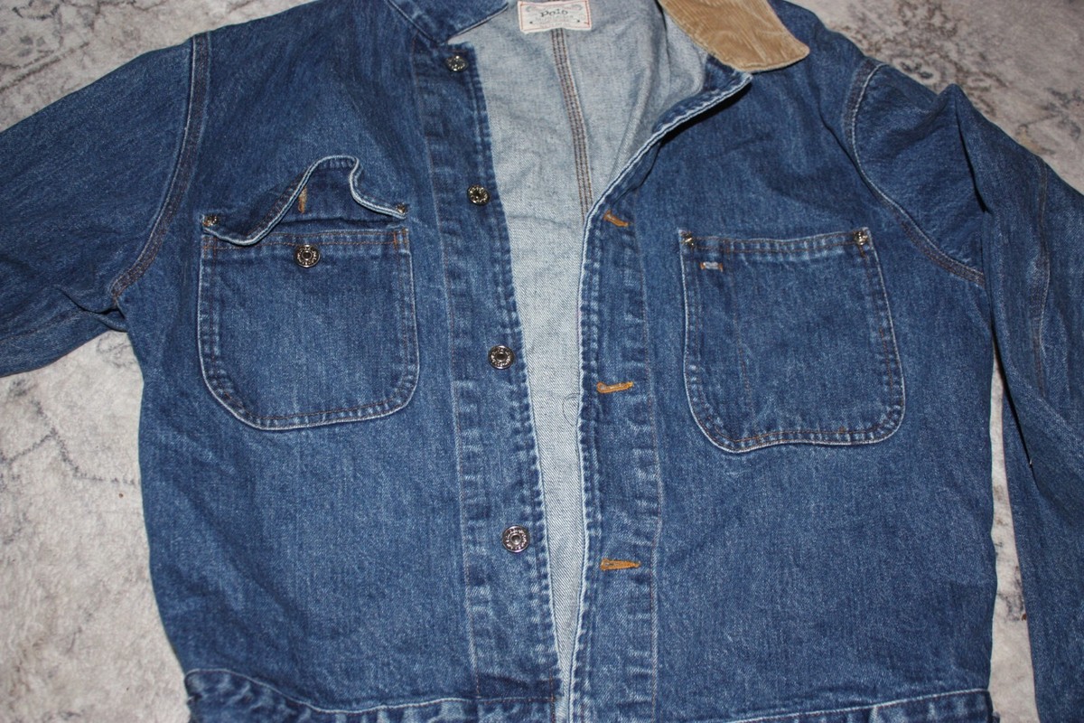 Vintage Polo Ralph Lauren Blue Jacket Indiana Men's Coats