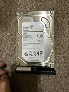 Seagate Barracuda 3TB HDD ST3000DM001 3.5” 7.2K SATA 6Gb/s 64MB Cache HDD 2 - Picture 1 of 6