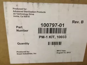Neu versiegelt ASP Sterrad 100NX Sterilisator PM-1 Kit 10033 P/N 100797-01 - Bild 1 von 8
