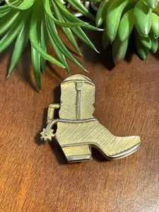 MiMi Di Ni 1981 Western Cowgirl Boot Belt Buckle - Picture 1 of 6