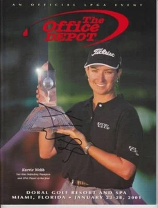LPGA Karrie Webb Signed Magazine COA - Picture 1 of 1