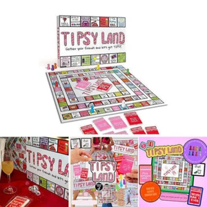 Funny Interactive Party Drinking Board Game for Adults&Families with 2-8 Players - Picture 1 of 12