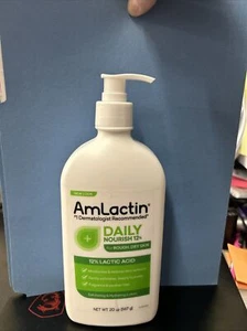 AmLactin Daily Moisturizing Body Lotion for Rough/Dry Skin 12% Lactic Acid(20oz)