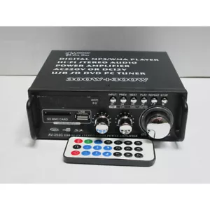 Amplificador de Potencia de Audio Estéreo BLJ-253 300W + 300W USB SD FM para CC 12V y CA 220V - Imagen 1 de 2