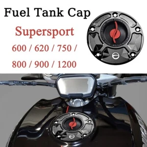 Motorcycle Accessories For Ducati Supersport 800 900 1000 CNC Fuel Gas Tank Cap - Picture 1 of 8