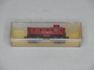 Atlas N Scale #3589 Great Northern Offset Cupola Caboose #X602 Red w/ Case - Picture 1 of 9