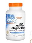 Doctor's Best, High Absorption Magnesium, 100 mg, 120 Tablets Bbe 10/25