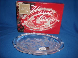 Mikasa Holiday Classics Candy Oval Dish Angels Stars - Imagen 1 de 5