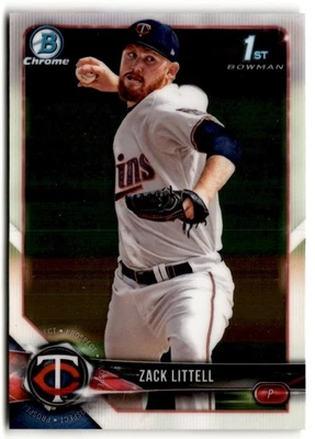 Zack Littell 2018 Bowman Chrome Prospects #BCP101 Minnesota Twins - Image 1 of 2