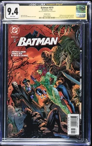 Batman #619 CGC 9.4 Jim Lee signiertes Villain Gatefold Cover - Bild 1 von 2