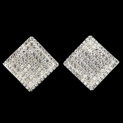 Pendientes de plata de ley 925 redondos topacio blanco piedras preciosas naturales joyería Foto 1 de 4