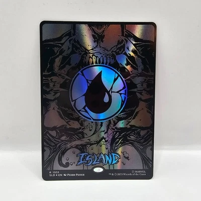 Island NM #1951 Mana Symbiote Raised Foil MTG Secret Lair - Image 1 of 2