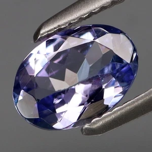 0,62 ct. colore incantevole blu viola naturale Tanzanite Tanzania fuoco completo e PULITO! - Foto 1 di 4