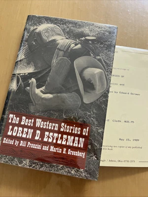 The Best Western Stories of Loren D. Estleman 1989 *Review Copy 1st Edition - Imagem 1 de 4